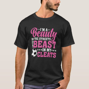 美しいの通りビーストインマイクレアッツサッカーギ Tシャツ