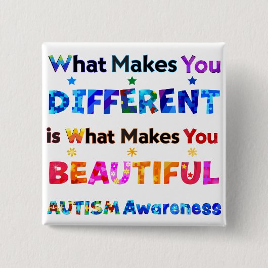 美しいの違うは 缶バッジ (正面)