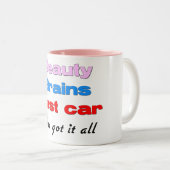 美しいの頭脳の高速車のマグ ツートーンマグカップ (正面右)