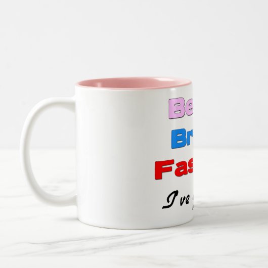 美しいの頭脳の高速車のマグ ツートーンマグカップ (左)