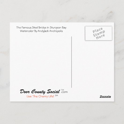 美しいはがき ポストカード (裏面)