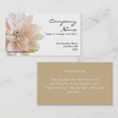 美しいはすの花の名刺 名刺 (正面/裏面)