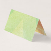 美しいはすの花 名刺 (裏面)