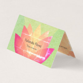 美しいはすの花 名刺