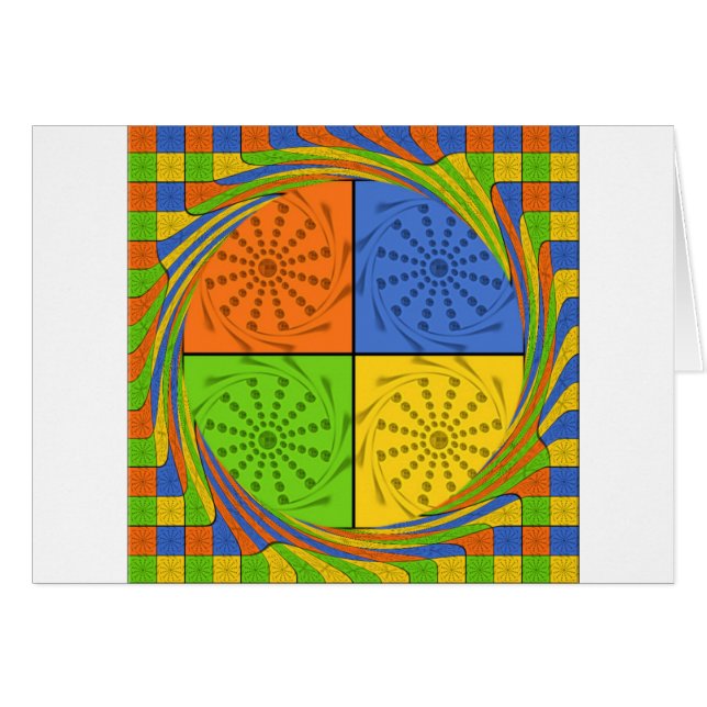 美しいはっきりしたエジプト柄：目まいがするデザイン (正面横)