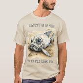 美しいはビーホルダーのTシャツの目に入っている Tシャツ (正面)