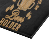 美しいはビールの持ち主の目に入る カッティングボード (角)