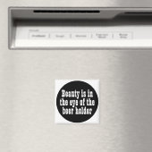 美しいはビールの持ち主の目の中にある マグネット (インサイチュ (食洗機))