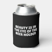 美しいはビールの持ち主の目の中にある 缶クーラー (缶正面)