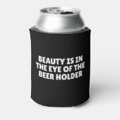 美しいはビールの持ち主の目の中にある 缶クーラー (缶裏面)