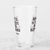 美しいはビールホルダーの目にある – アルコール タンブラーグラス (左)