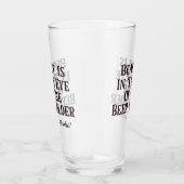 美しいはビールホルダーの目にある – アルコール タンブラーグラス (右)