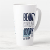 美しいはマグにとって良いはずだ カフェラテマグ (右アングル)