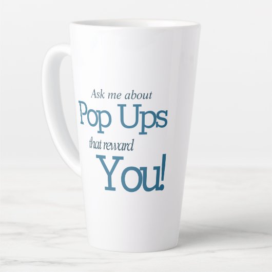 美しいはマグにとって良いはずだ カフェラテマグ (左アングル)