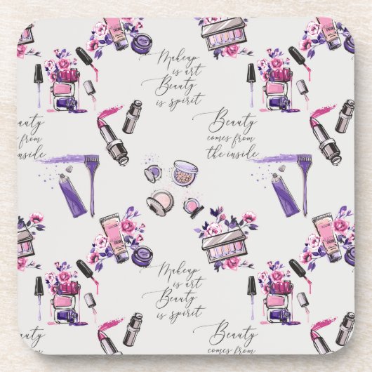 美しいは中パターンから来ます コースター (正面)