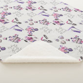 美しいは中パターンから来ます シェルパブランケット (3/4)