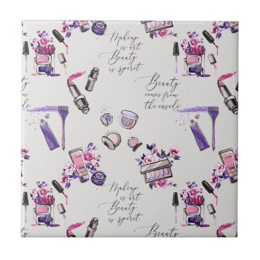 美しいは中パターンから来ます タイル (正面)