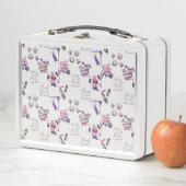 美しいは中パターンから来ます メタルランチボックス (インサイチュ)