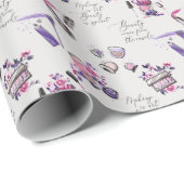 美しいは中パターンから来ます ラッピングペーパー (ロールコーナー)