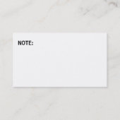 美しいは名刺を釘付けします 名刺 (裏面)