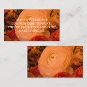 美しいは名刺テンプレートを取り囲む 名刺 (正面/裏面)