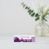 美しいは小型名刺を釘付けします スキニー名刺 (スタンド正面)