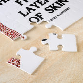 美しいは皮の深い皮の5つの層であるかもしれません ジグソーパズル (側面)