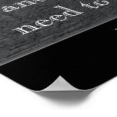 美しいは真実 – ケアズ引用文 – アートプリント ポスター (角)