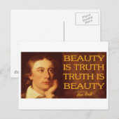 美しいは真実 ポストカード (正面/裏面)
