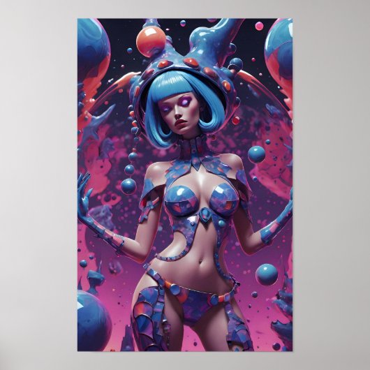 美しいは私の王冠を着用 – Ken Gage Art ポスター (正面)