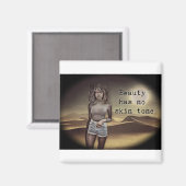 美しいは肌の調子が悪い マグネット (正面/裏面)