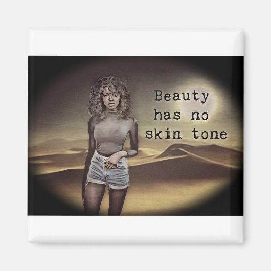 美しいは肌の調子が悪い マグネット (正面)