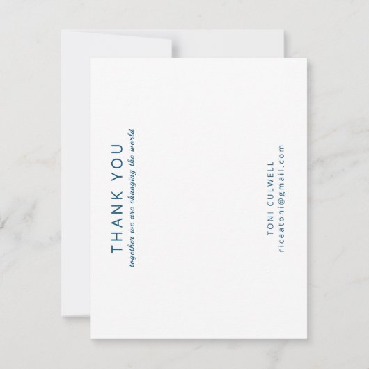 美しいは良いはずだサンキューカード サンキューカード (裏面)