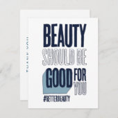 美しいは良いはずだサンキューカード サンキューカード (正面/裏面)