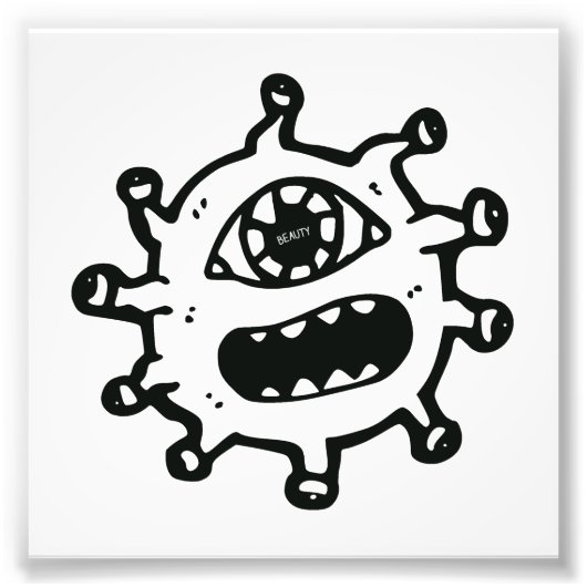 美しいは見る人の目にある フォトプリント (正面)