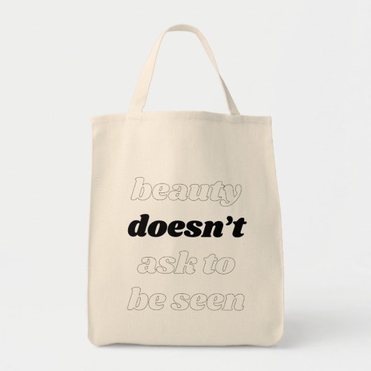 美しいは食料品頼のトートバッグなし トートバッグ (正面)