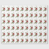 美しいばら色のギフトの包装紙 ラッピングペーパー (フラット)