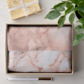 美しいばら色の金ゴールドの輝きの大理石パターン 薄葉紙 (ギフト)