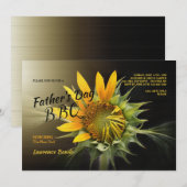 美しいひまわりの招待状 招待状 (正面/裏面)