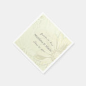 美しいひまわりの花のデザイン スタンダードカクテルナプキン (角)