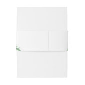 美しいひまわりの装飾 ラスティック チック ウェディング 招待状ベリーバンド (裏面例)