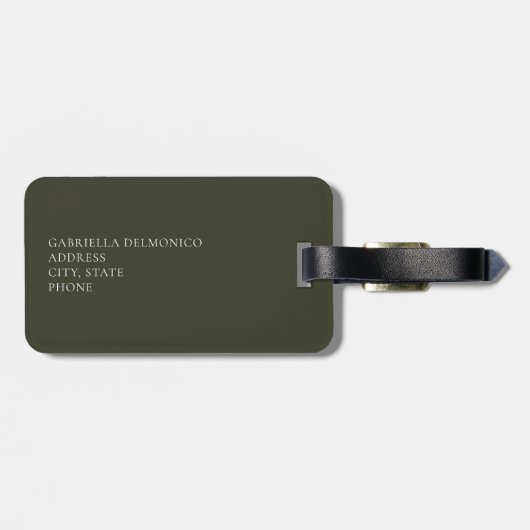 美しいひまわりガーデンフォトラゲージタグ ラゲッジタグ (裏面横)