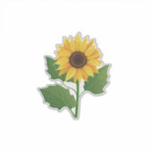 美しいひまわりシール シール (正面)