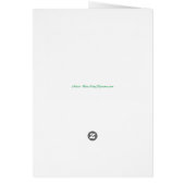 美しいひまわりスケッチノートカード (裏面)