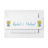 美しいひまわりディスプレイ 招待状ベリーバンド (正面例)