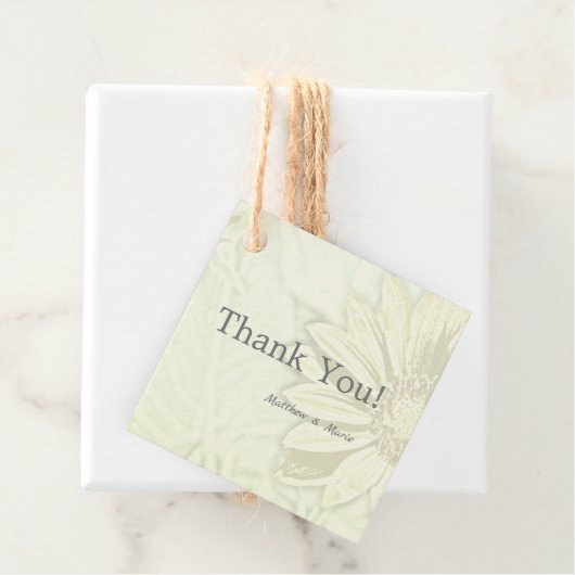 美しいひまわりフローラデザイン フェイバータグ (インサイチュ)