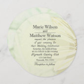 美しいひまわりフローラデザイン 招待状 (正面/裏面)