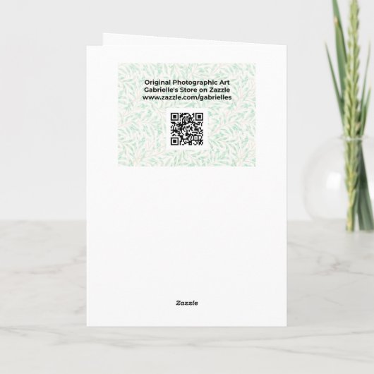 美しいひまわりプロフィ輝くールフラワーカード カード (裏面)