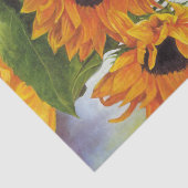 美しいひまわり絵画のティッシュペーパー 薄葉紙 (詳細)