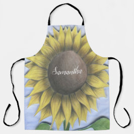 美しいひまわり エプロン